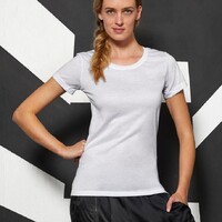 Фото товара Футболка женская Sublimation белая, размер XS