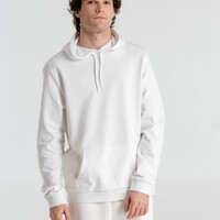 Фото товара Толстовка с капюшоном унисекс Hoodie, белая, размер S