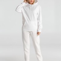 Фото товара Толстовка с капюшоном унисекс Hoodie, белая, размер S