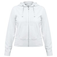 Фото товара Толстовка женская Hooded Full Zip белая, размер XS