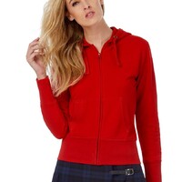 Фото товара Толстовка женская Hooded Full Zip белая, размер XS