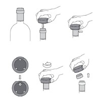 Фото товара Нож для срезания фольги "Foilcut", черный