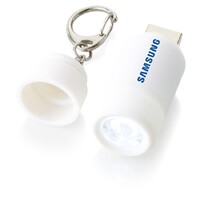 Фото товара Мини-фонарь "Avior" с зарядкой от USB, белый