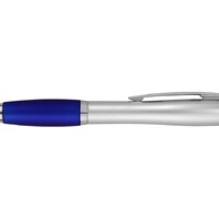 Фото товара Ручка-стилус шариковая "Nash", серебристый/синий