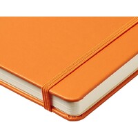 Фото товара Записная книжка Nova формата A5 с переплетом, оранжевый