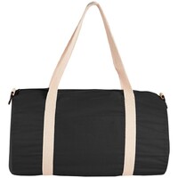 Фото товара Хлопковая сумка Barrel Duffel, черный/бежевый