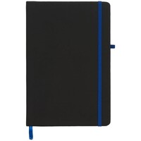 Фото товара Блокнот Noir среднего размера, черный/синий