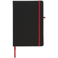 Фото товара Блокнот Noir среднего размера, черный/красный