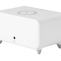 Фото товара Часы с беспроводным зарядным устройством Rombica Timebox 1, белый