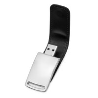 Фото товара Флеш-карта USB 2.0 16 Gb с магнитным замком "Vigo", черный/серебристый
