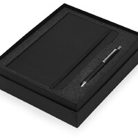 Фото товара Подарочный набор Moleskine Hemingway с блокнотом А5 и ручкой, черный