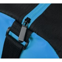 Фото товара Сумка спортивная Master с цветными молниями, неоново-голубой
