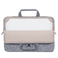 Фото товара RIVACASE 7913 light grey чехол для ноутбука 13.3"