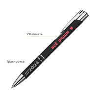 Фото товара Шариковая ручка Alpha, черная