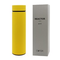 Фото товара Термос Reactor софт-тач с датчиком температуры (желтый)