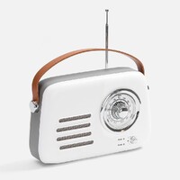 Фото товара Bluetooth-колонка с радио Retronica, белая