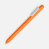 Фото товара Ручка шариковая Swiper Soft Touch, неоново-оранжевая с белым