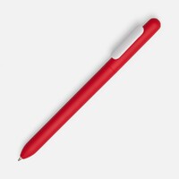 Фото товара Ручка шариковая Swiper Soft Touch, красная с белым
