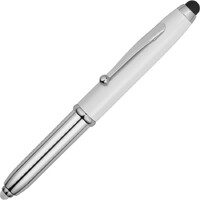 Фото товара Ручка-стилус шариковая "Xenon", белый, синие чернила