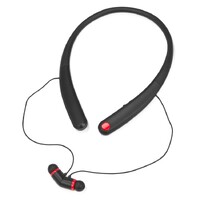 Фото товара Беспроводные наушники с микрофоном «Soundway», черный/красный