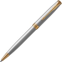 Фото товара Ручка шариковая «Parker Sonnet Core Stainless Steel GT», серебристый/золотистый