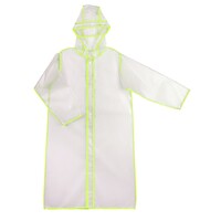Фото товара Дождевик "Providence", прозрачный/зеленый с чехлом