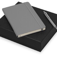Фото товара Подарочный набор Moleskine Hemingway с блокнотом А5 и ручкой, серый