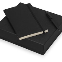 Фото товара Подарочный набор Moleskine Indiana с блокнотом А5 Soft и ручкой, черный
